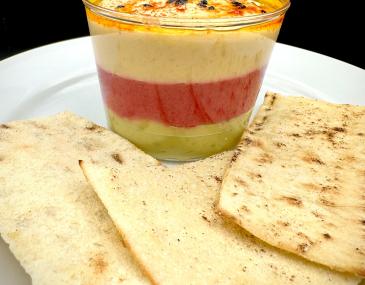 Trio d'hummus